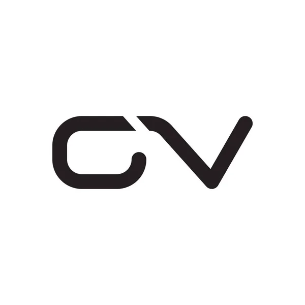 Cv初始字母向量图标 — 图库矢量图片