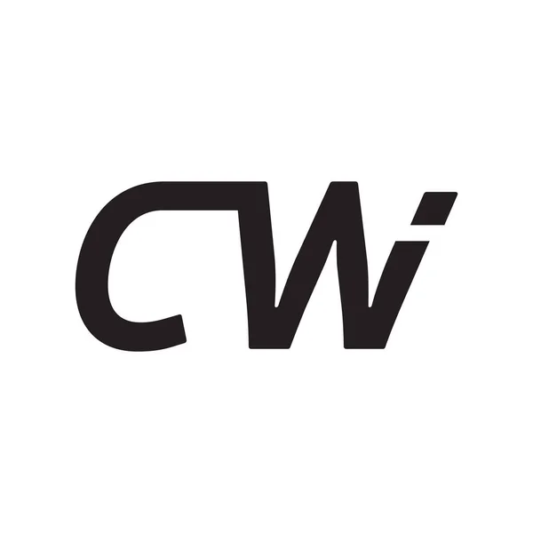 Cw初始字母向量图标 — 图库矢量图片
