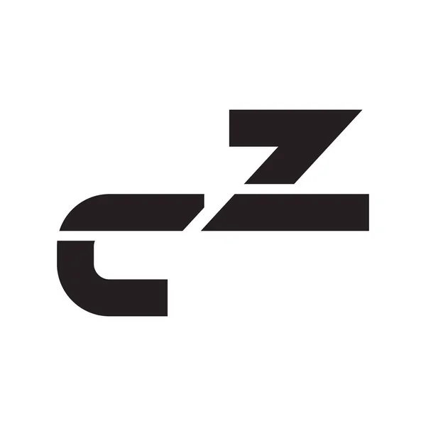 Cz初始字母向量图标 — 图库矢量图片