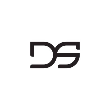 İlk harf vektör logosunu simgeler