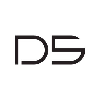 İlk harf vektör logosunu simgeler