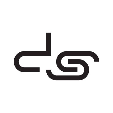 İlk harf vektör logosunu simgeler