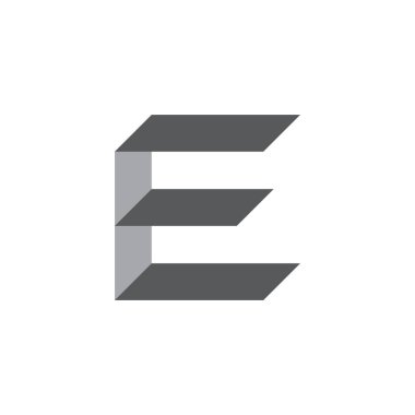 İlk harf vektör logosu simgesi