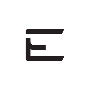 İlk harf vektör logosu simgesi