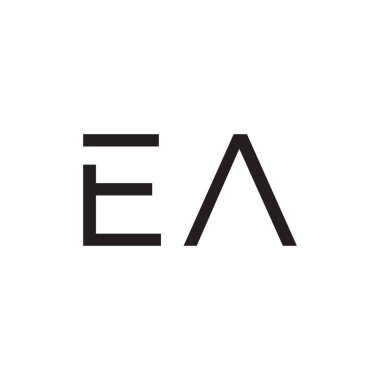 bir ilk harf vektör logo simgesi