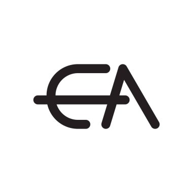 bir ilk harf vektör logo simgesi