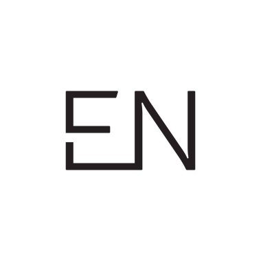 ilk harf vektör logo simgesi