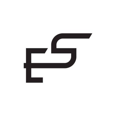 Başlangıç harf vektör logo simgesi