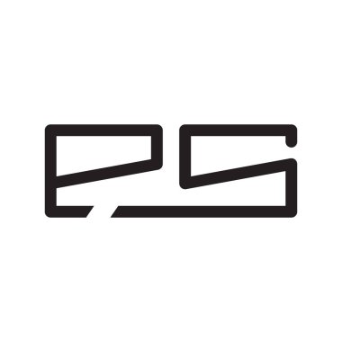 Başlangıç harf vektör logo simgesi