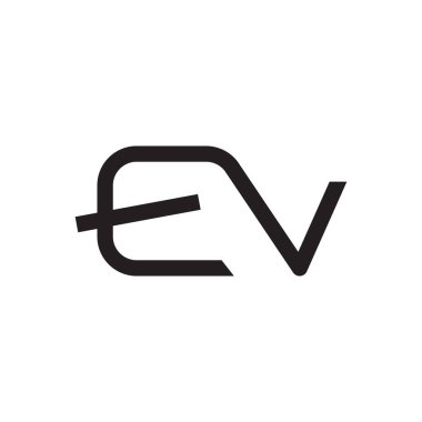 ilk harf vektör logo simgesi