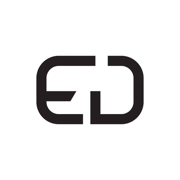 First Letter Vector Logo Icon — 스톡 벡터