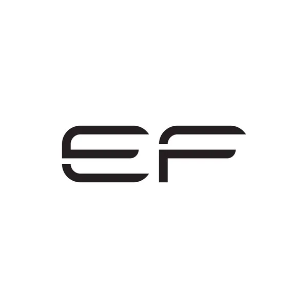 Ef初始字母向量图标 — 图库矢量图片