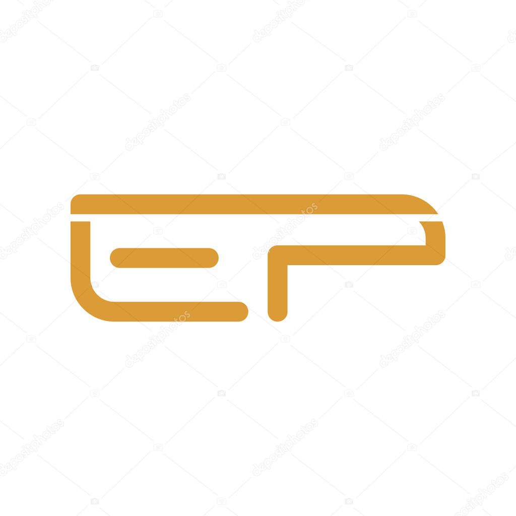 Ep initial letter vector logo icon