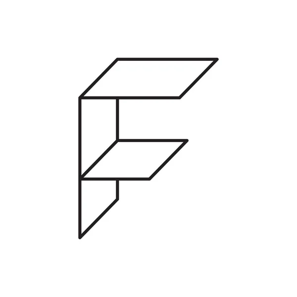 F初始字母矢量图标 — 图库矢量图片