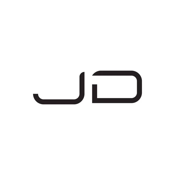 Jd頭文字ベクトルロゴアイコン — ストックベクタ