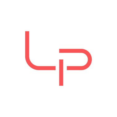 İlk harf vektör logosu simgesi