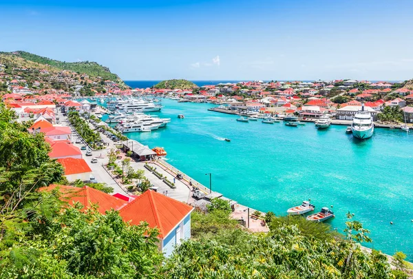 Porto Gustavia Barts Caraibi — Foto Stock