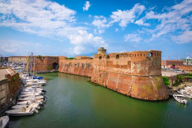 Livorno 'nun eski kalesi, Toskana, İtalya