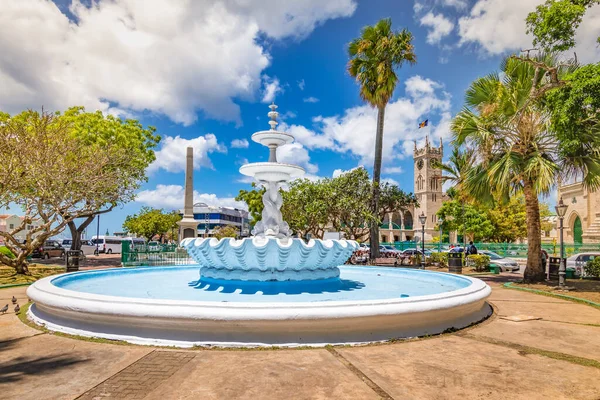 Fontaine Dans Centre Ville Bridgetown Barbade — Photo