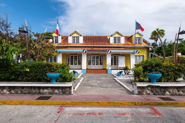 Terre Haut Guadalupa Les Saintes Municipio Colorato Nel Centro Della — Foto Stock