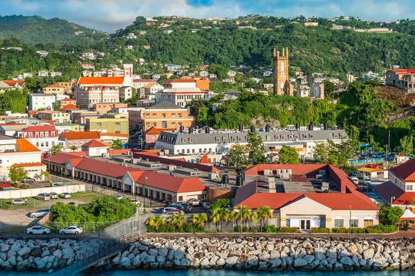 George Town Capital Cruise Port Grenada Caribbean — стоковое фото