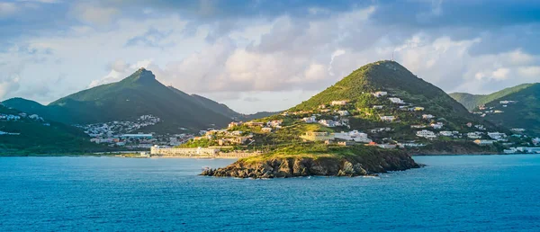 Vue Panoramique Paysage Philipsburg Sint Maarten Caraïbes — Photo