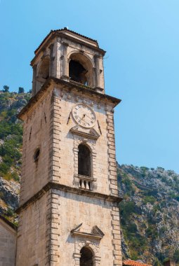 Saint Tryphon, Kotor, Karadağ katedralinin ayrıntıları.