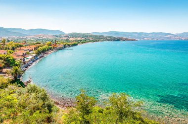 Mithymna (Molyvos), Lesbos (Lesvos) Adası, Yunanistan.