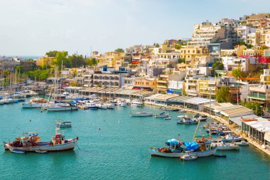 Pire liman manzarası, Atina, Yunanistan
