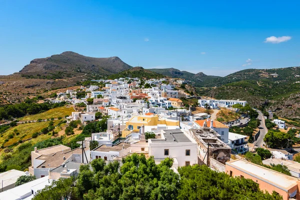 Chora, Kythira, Yunanistan Manzarası.