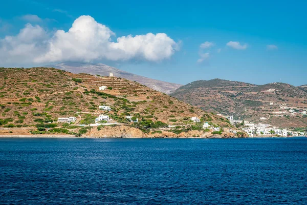Hegyi Táj Amorgos Sziget Görögország — Stock Fotó