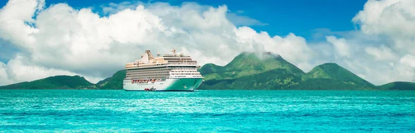 Cruise Vakantie Achtergrond Luxe Reizen — Stockfoto