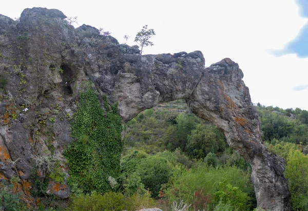 Natursteinring Namens Koloc Auf Der Insel Brac Kroatien Steine Bilden — Stockfoto