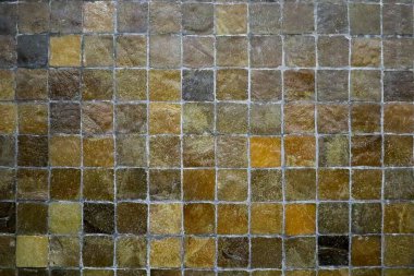 renkli seramik duvar dokusu