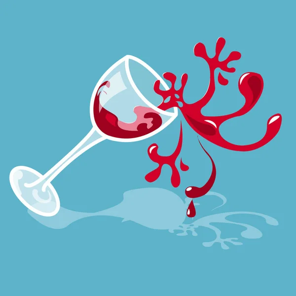 Vininin poster camı. Alkolizmin düz stil konsept vektörü.