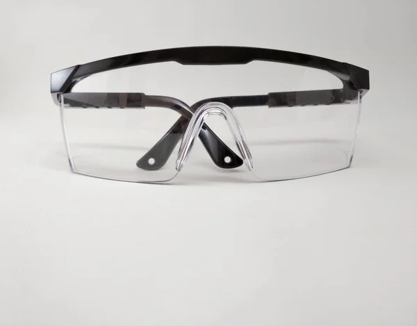 Ochranné Brýle Nebo Bezpečnostní Brýle Ochrana Očí Infekce Pandemická Covid — Stock fotografie