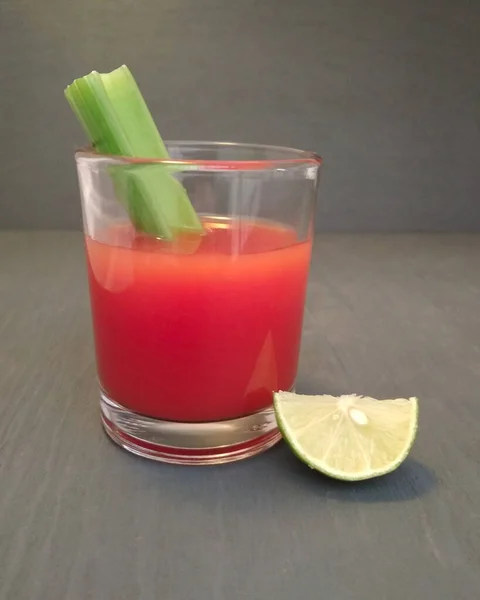 Sangrita Shot Drink Vampire Cocktail Mexican Drink — Stock Photo, Image