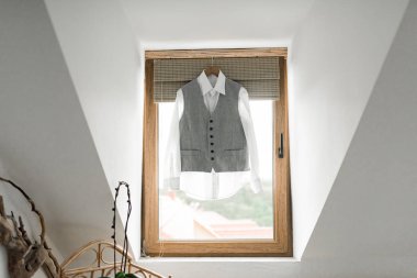 Damat sabah hazırlık detayları.