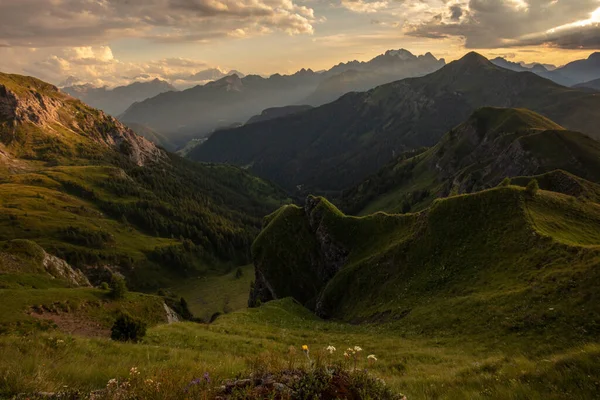 Passo Giau Dolomitas Italia Alpes Alpes Italianos Hermosa Escena — Foto de Stock