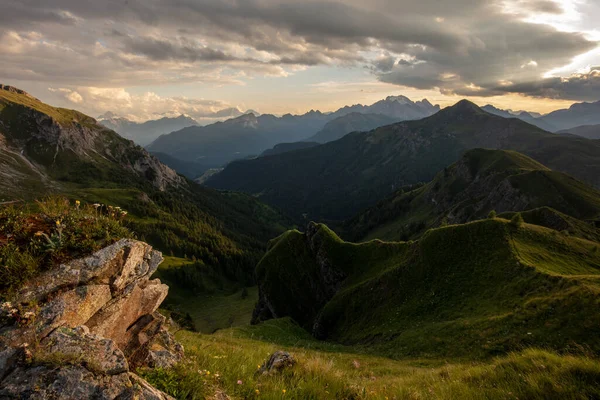 Passo Giau Dolomitas Italia Alpes Alpes Italianos Hermosa Escena — Foto de Stock