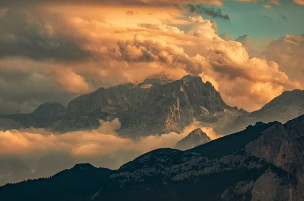 Passo Giau Dolomiti Italia Alpi Alpi Italiane Bella Scena — Foto Stock