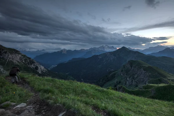 Passo Giau Dolomitas Italia Alpes Alpes Italianos Hermosa Escena — Foto de Stock