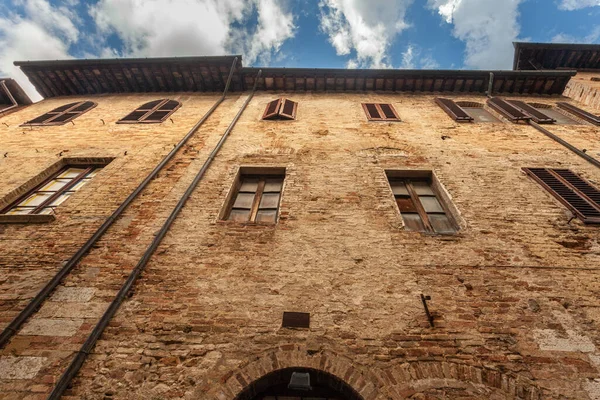 San Gimignano Italien 2013 Altes Gebäude San Gimignano Toskana — Stockfoto