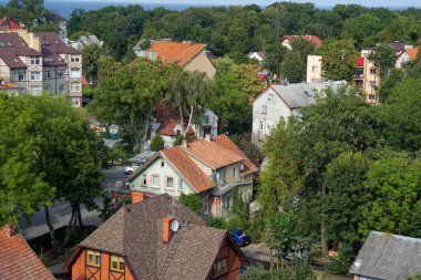 Zelenogradsk 'a yükseklikten bak