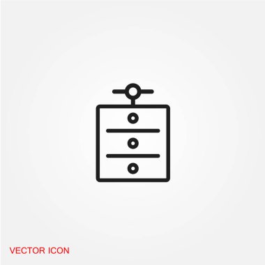 Analitik düz kutsal kişilerin resmi, vektör çizim 