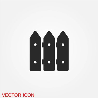 Beyaz arka plan, vektör, illüstrasyon izole çit düz simgesi