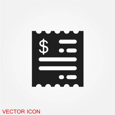 dolar işareti düz simgesi beyaz arka plan, vektör, illüstrasyon izole iş sözleşmesi