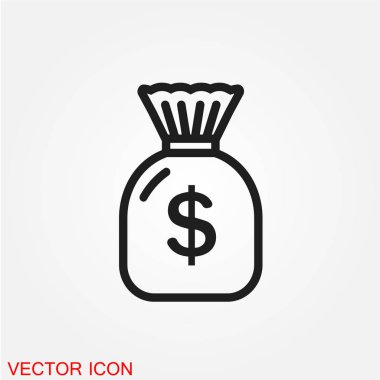 para düz simgesi, vektör illüstrasyonu 