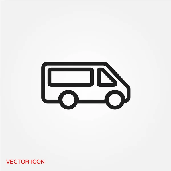 Символ Автомобиля Векторная Иллюстрация — стоковый вектор