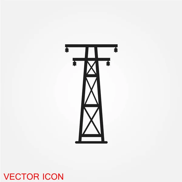 Elektroturm Symbol Vektor Illustration — Stockvektor